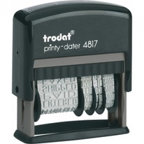 Датер с 12-ю бухгалтерскими терминами Trodat Printy 4817, укр, 3,8 мм